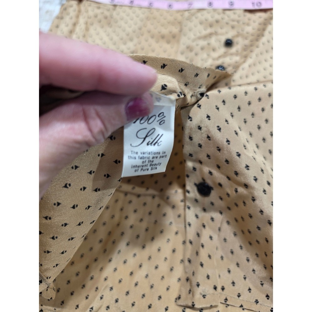 David Hayes Saks Fifth Avenue Vintage 3-Piece Skirt Suit Set Tan Black Size 4 - Picture 10 of 16